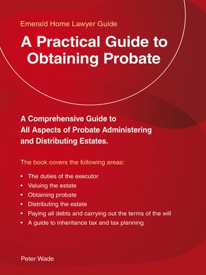 cover image of A Practical Guide to Obtaining Probate